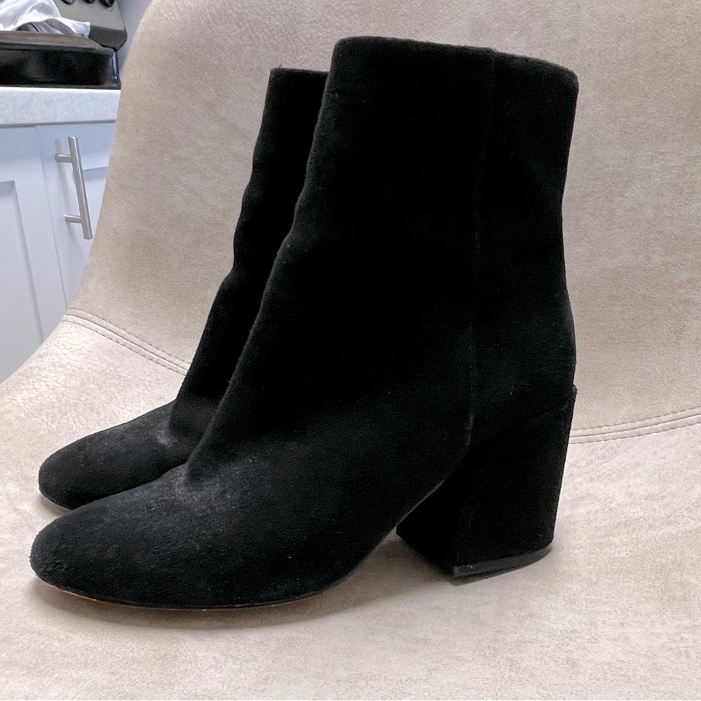 Black ankle boots